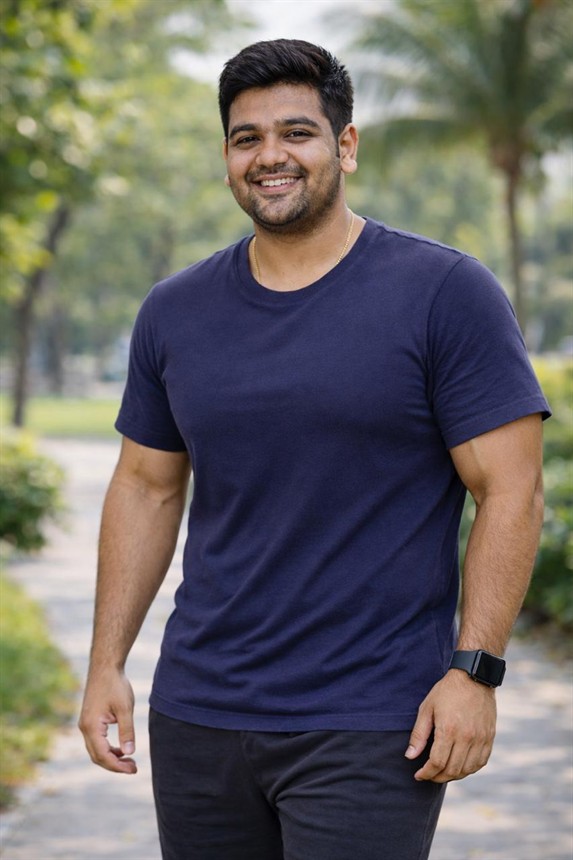 AI Raj after consistent training and meals